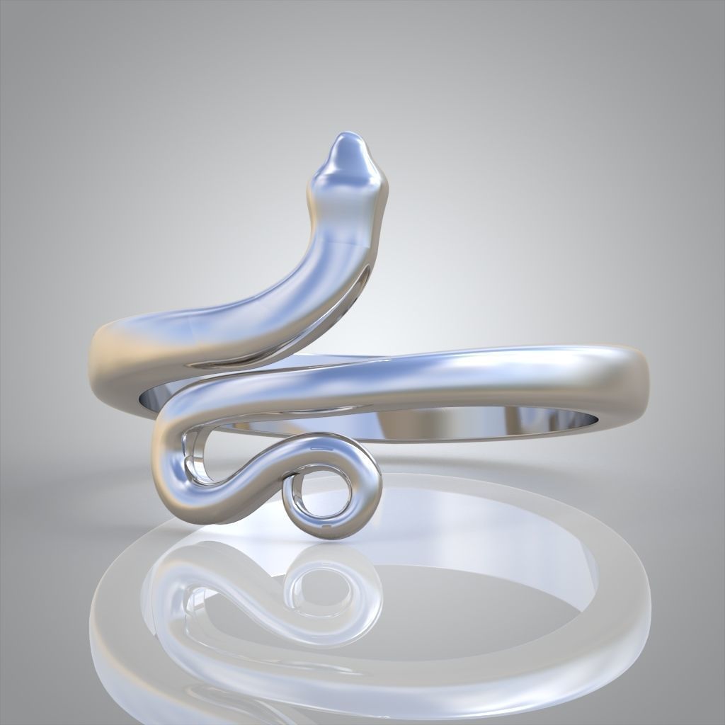 Snake ring 0516 3D printable model 3D print model_6