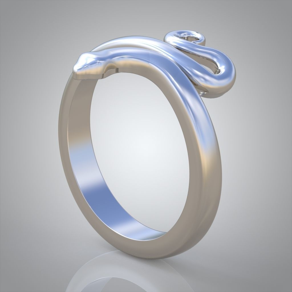 Snake ring 0516 3D printable model 3D print model_5