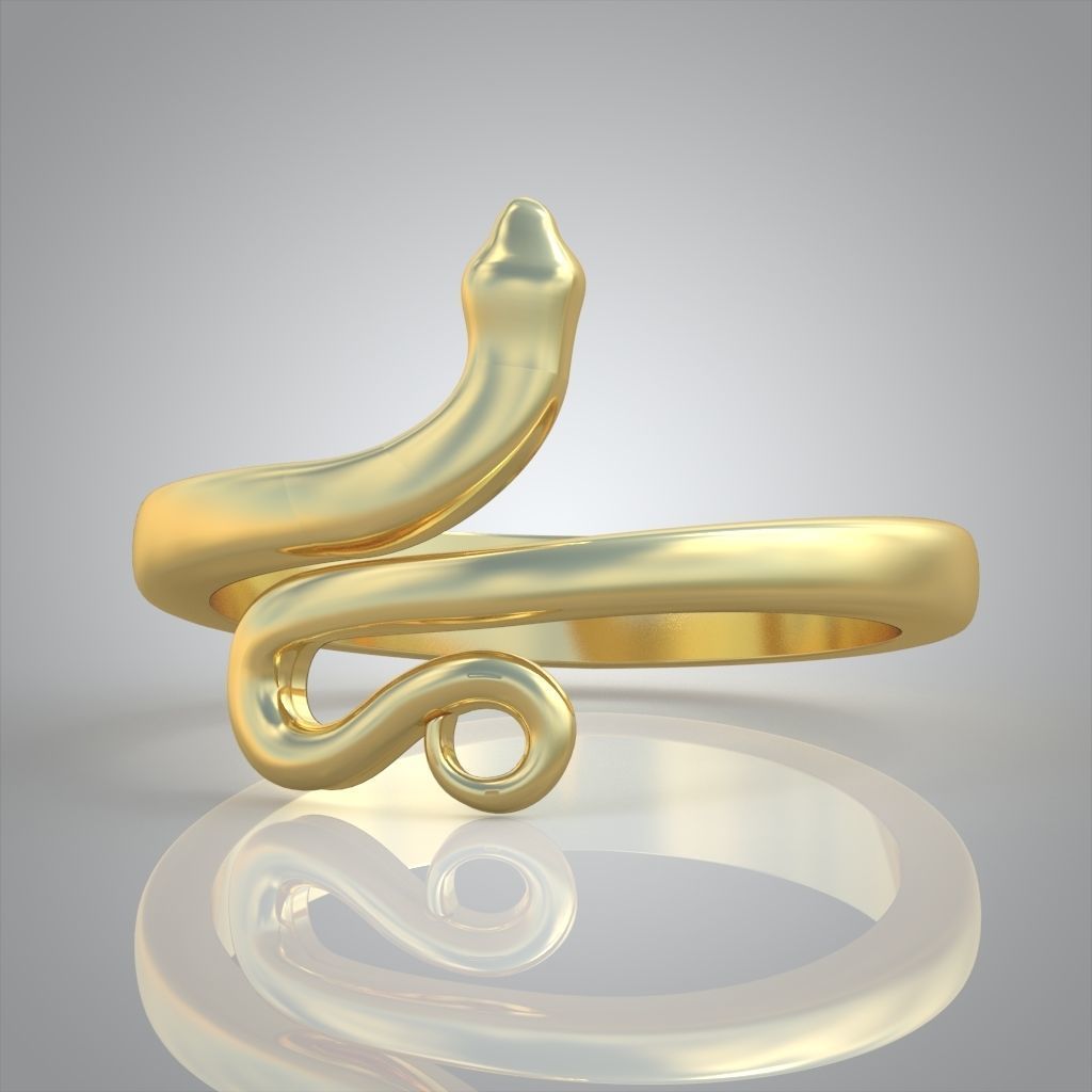 Snake ring 0516 3D printable model 3D print model_7