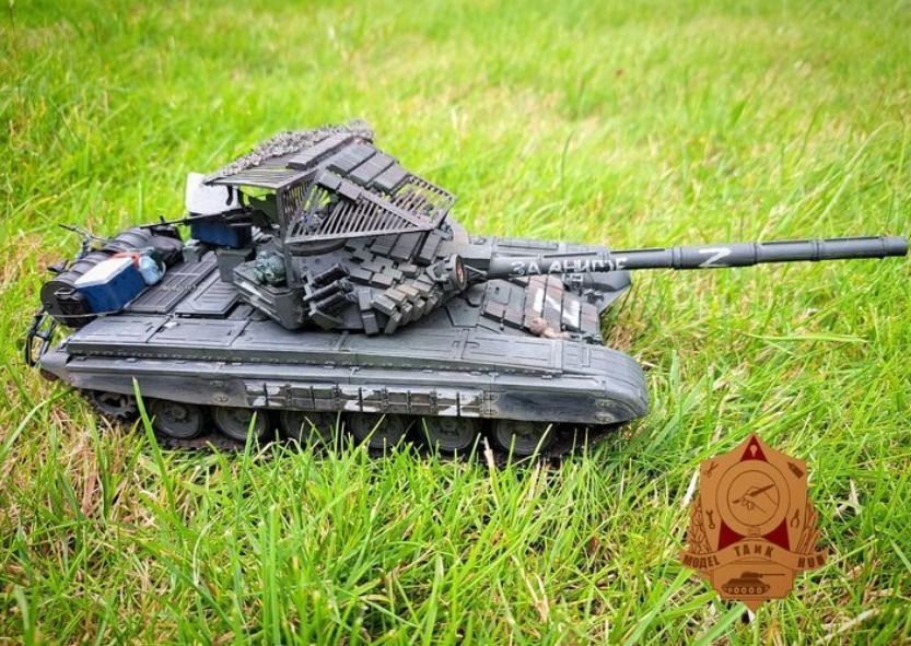 Slat Armor Cope Cage RPG cage for Turret 3D print model_1