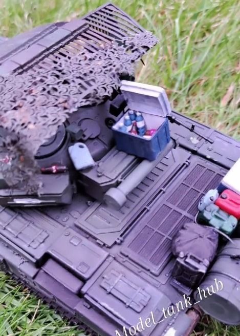 Slat Armor Cope Cage RPG cage for Turret 3D print model_8