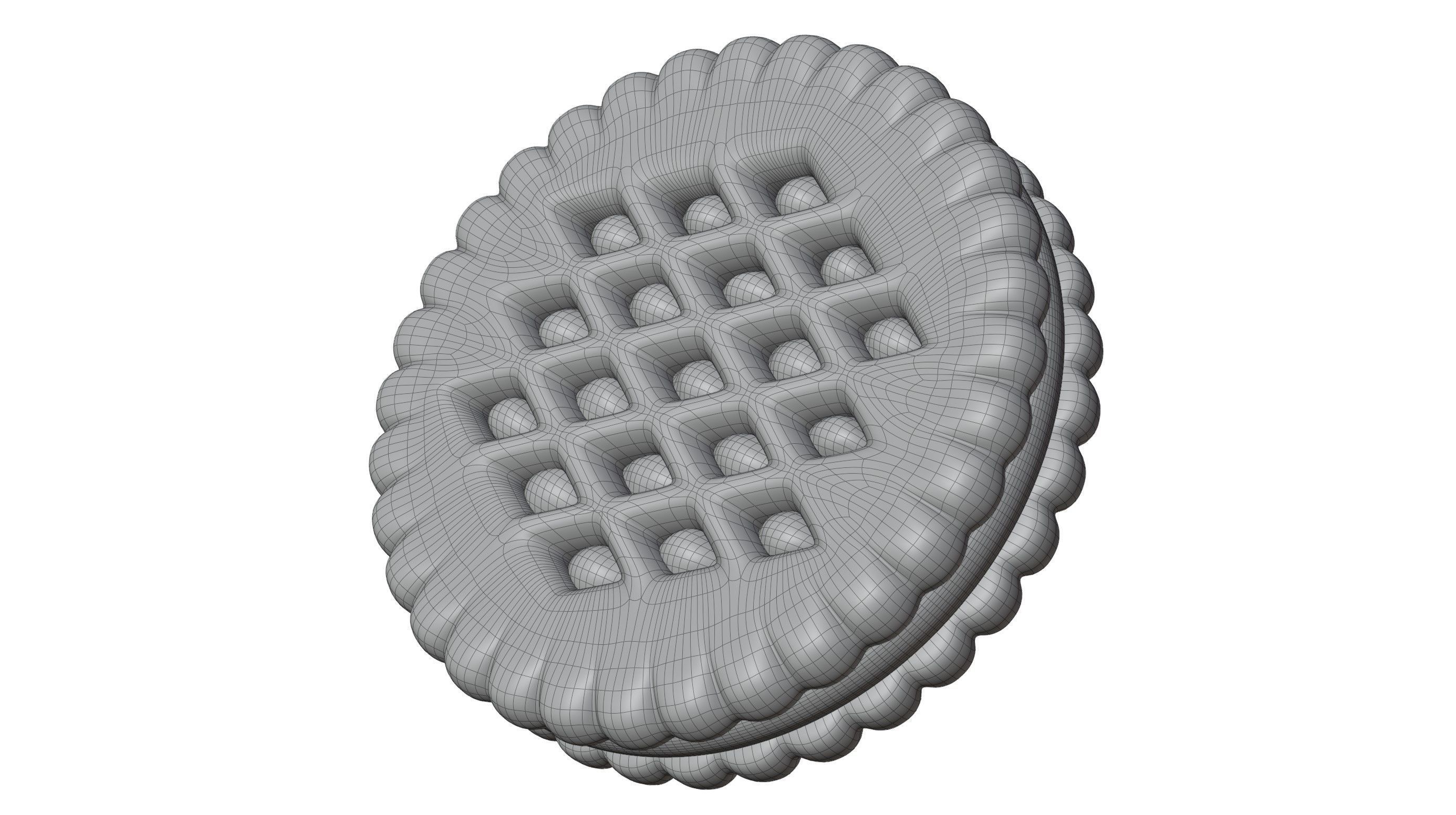 Sandwich Cookie 3D model | CGTrader