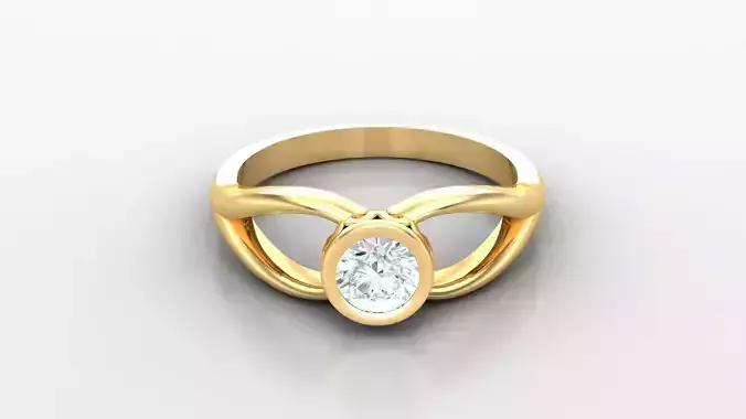 SLT 88 Solitaire Diamond Women Ring Version 2