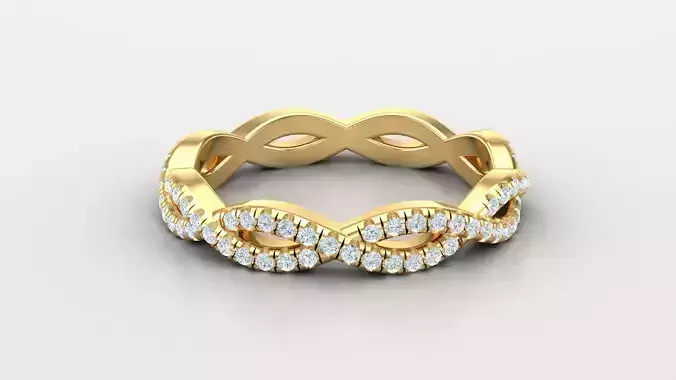 SLT 77 Solitaire Diamond Women Ring Version 2