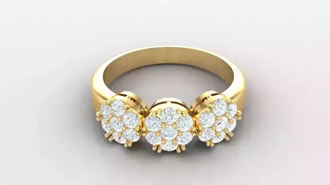 SLT 7 Solitaire Diamond Women Ring Version 2
