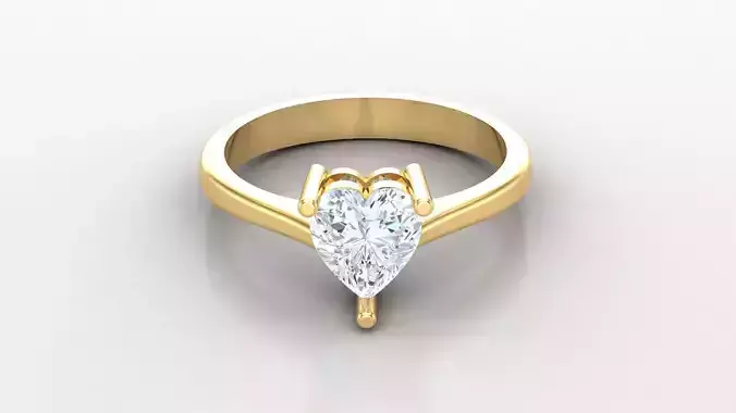 SLT 68 Solitaire Diamond Women Ring Version 2