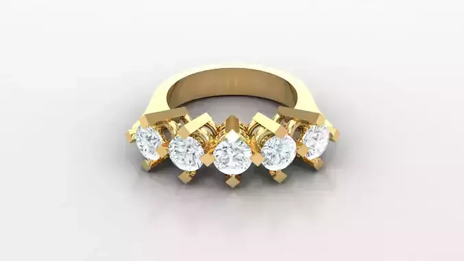 SLT 67 Solitaire Diamond Women Ring Version 2