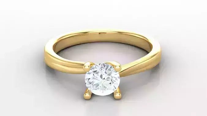 SLT 59 Solitaire Diamond Women Ring Version 2