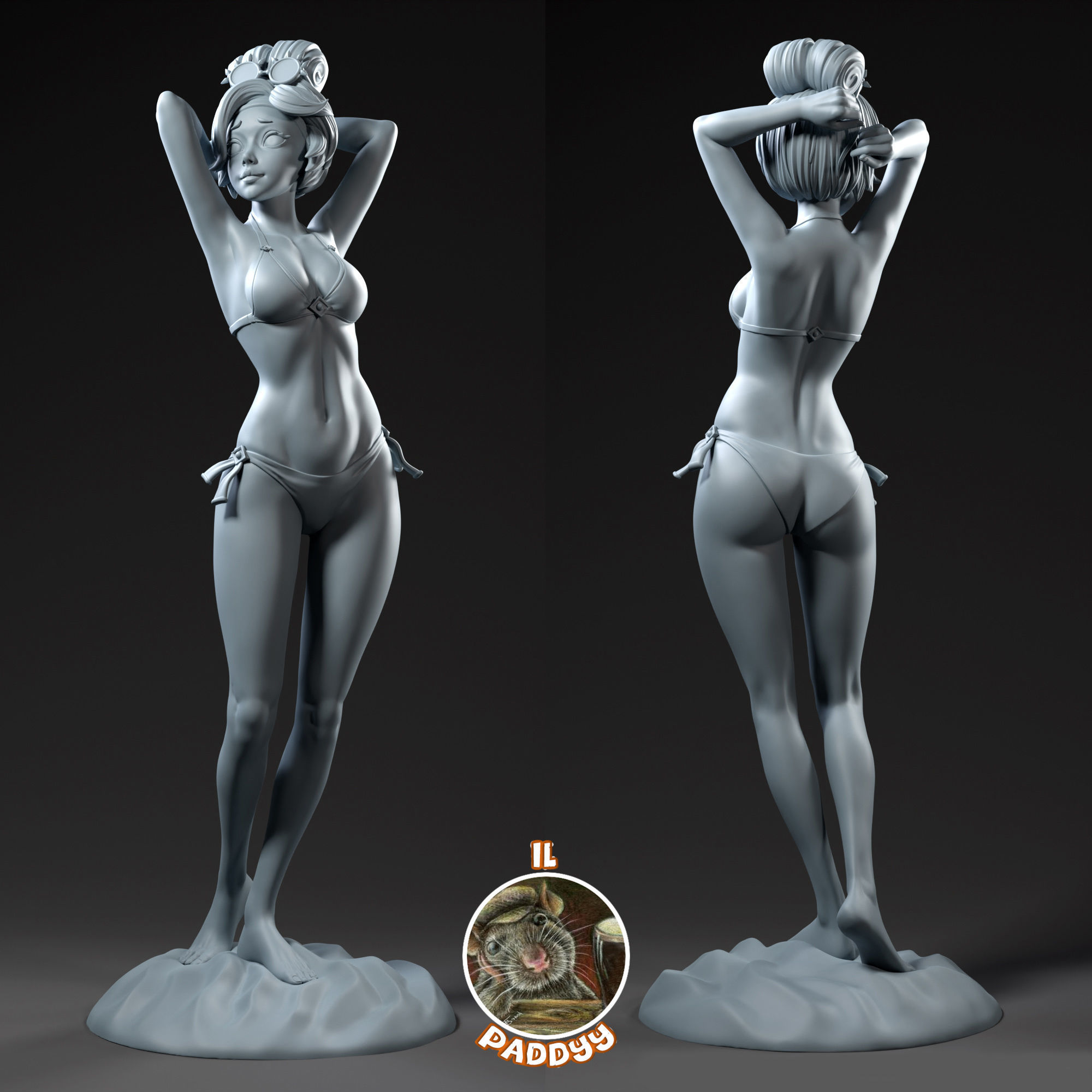 Purah Summer Fan Art 3D print model_2