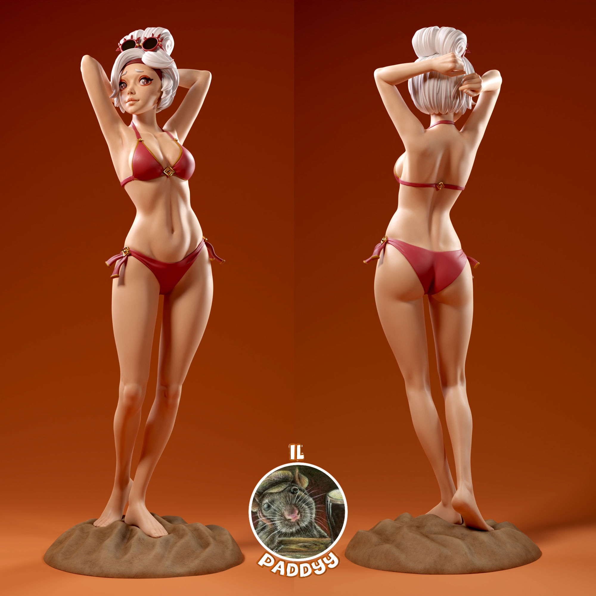 Purah Summer Fan Art 3D print model_1