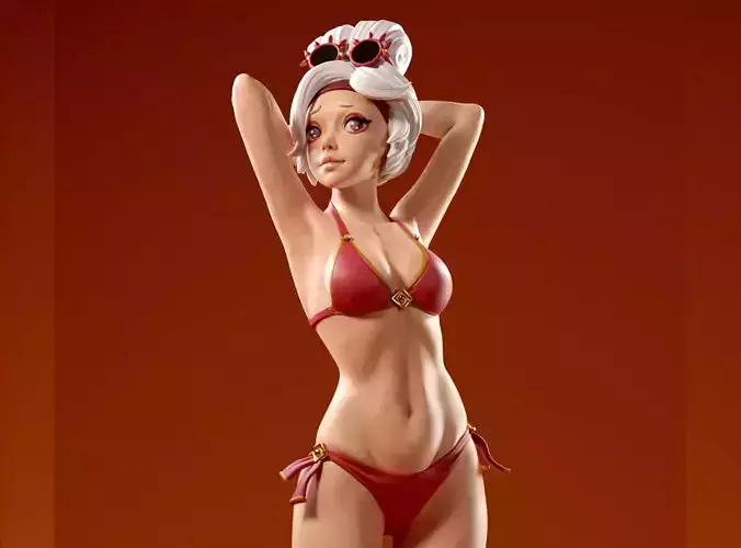 Purah Summer Fan Art 3D print model