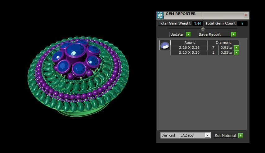 Rings 3D print model_6