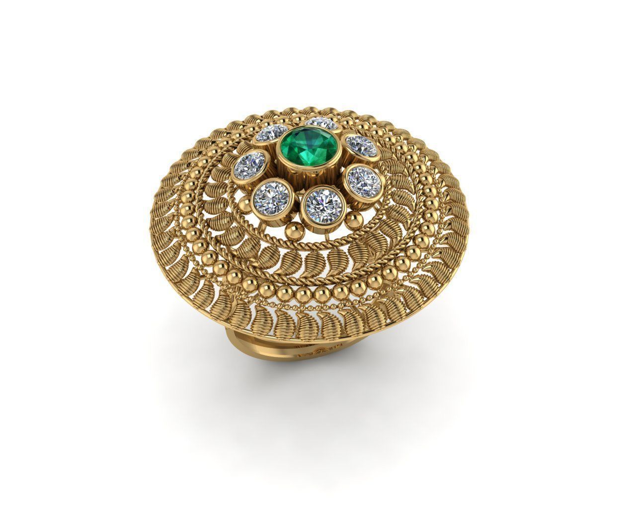 Rings 3D print model_2