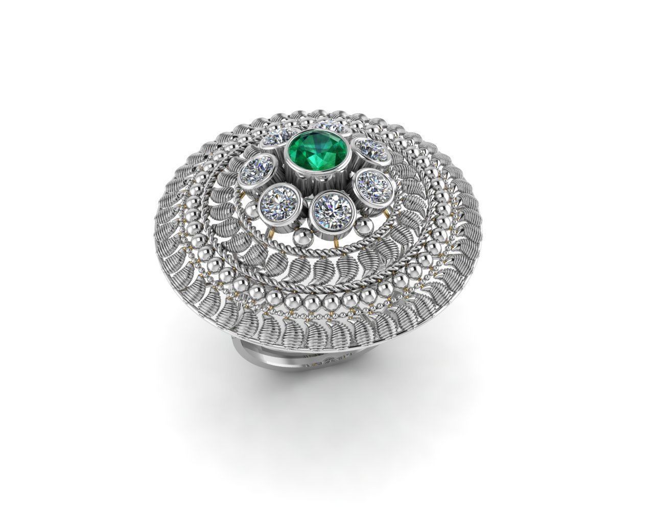 Rings 3D print model_1