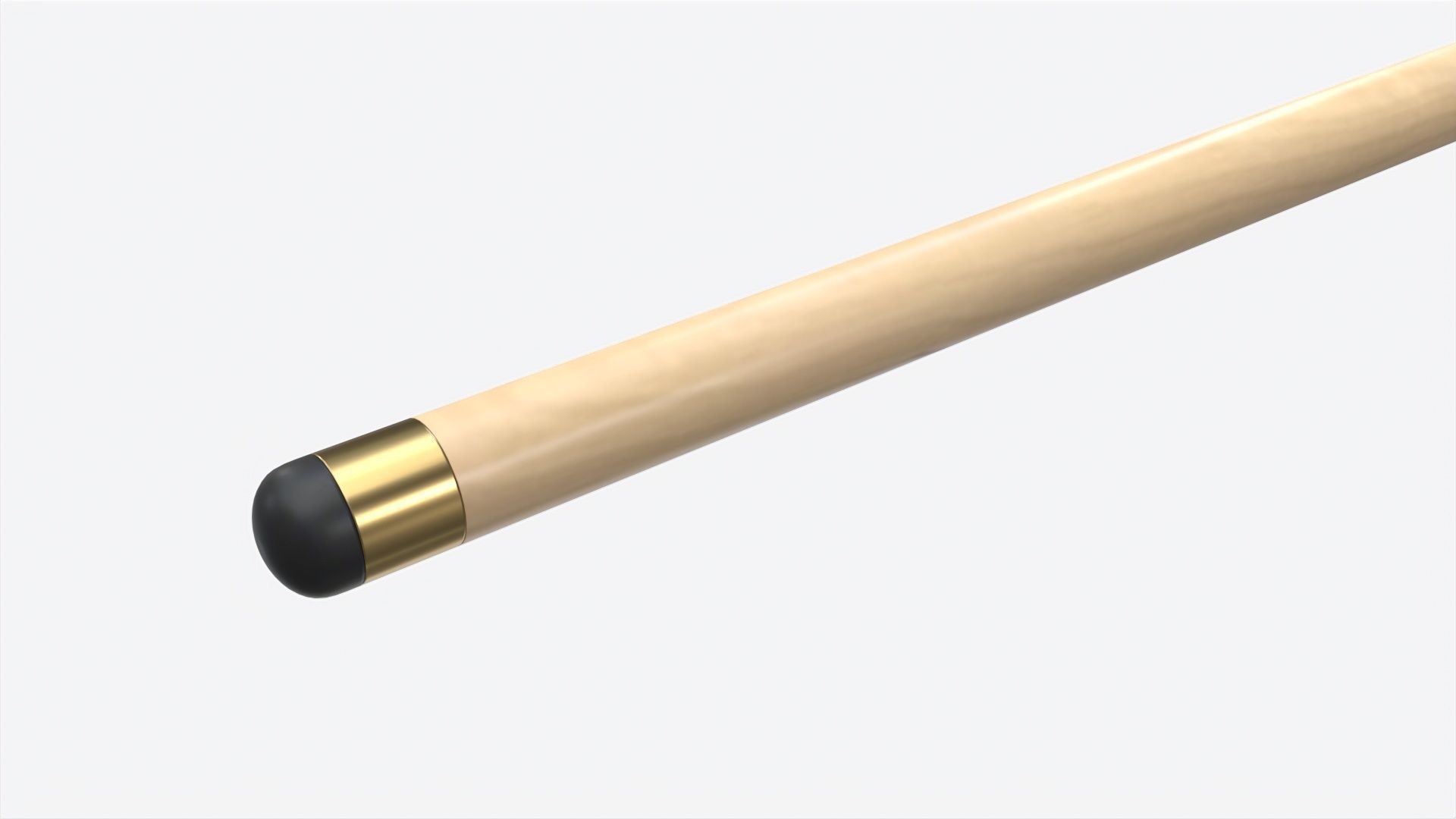 Billiard Snooker Cue 3D model_5