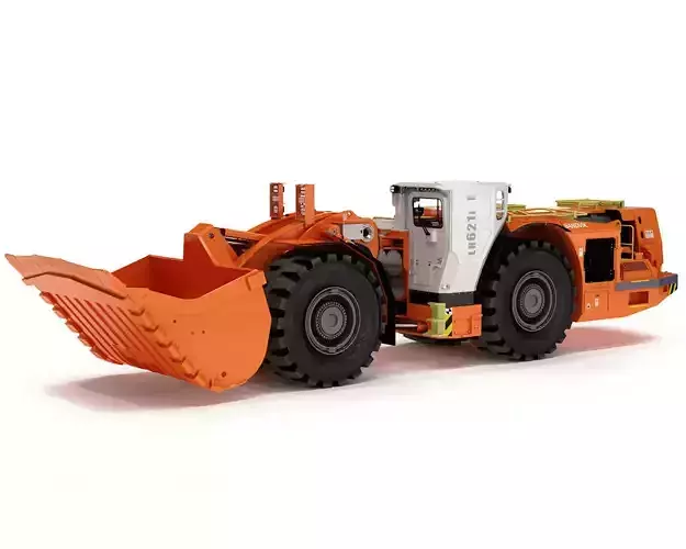 Underground Mining Loader LH621i 3D model