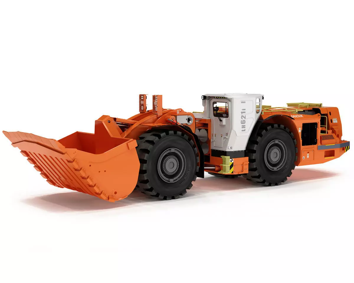 Underground Mining Loader LH621i 3D model_0
