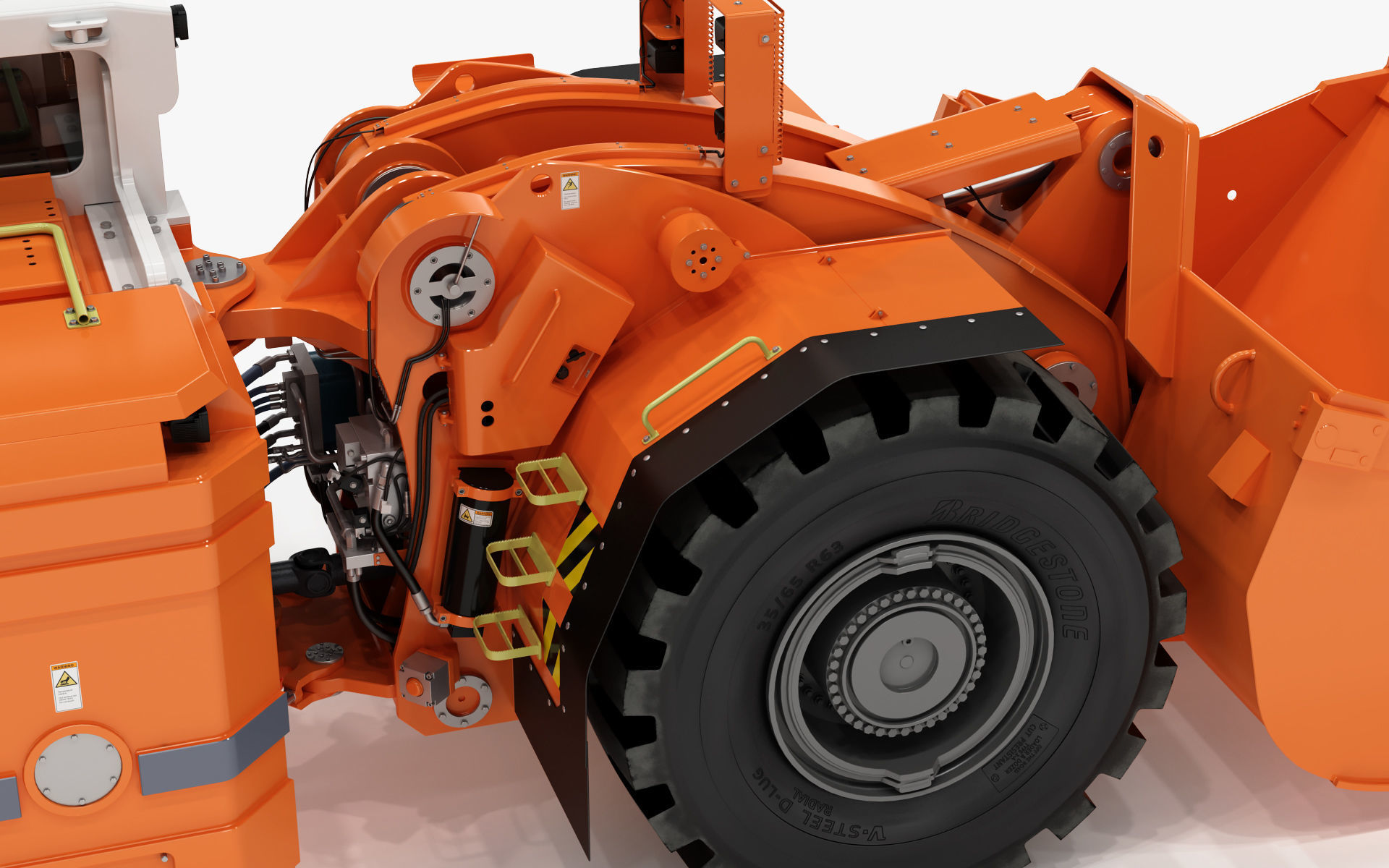 Underground Mining Loader LH621i 3D model_20