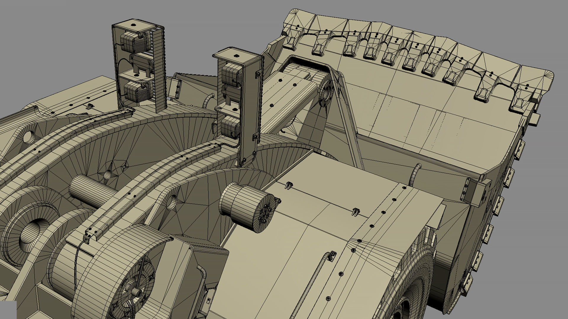Underground Mining Loader LH621i 3D model_52