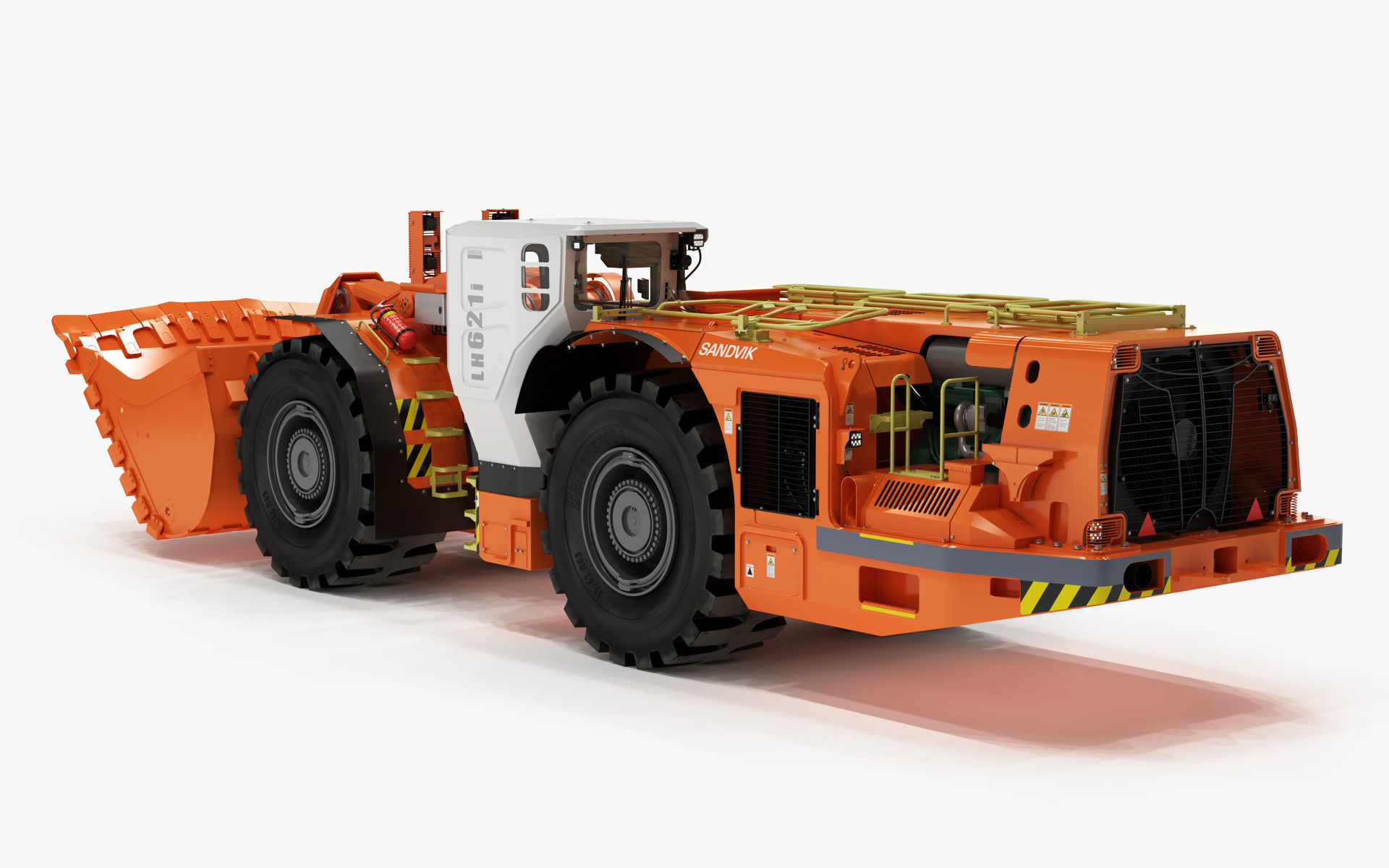 Underground Mining Loader LH621i 3D model_6