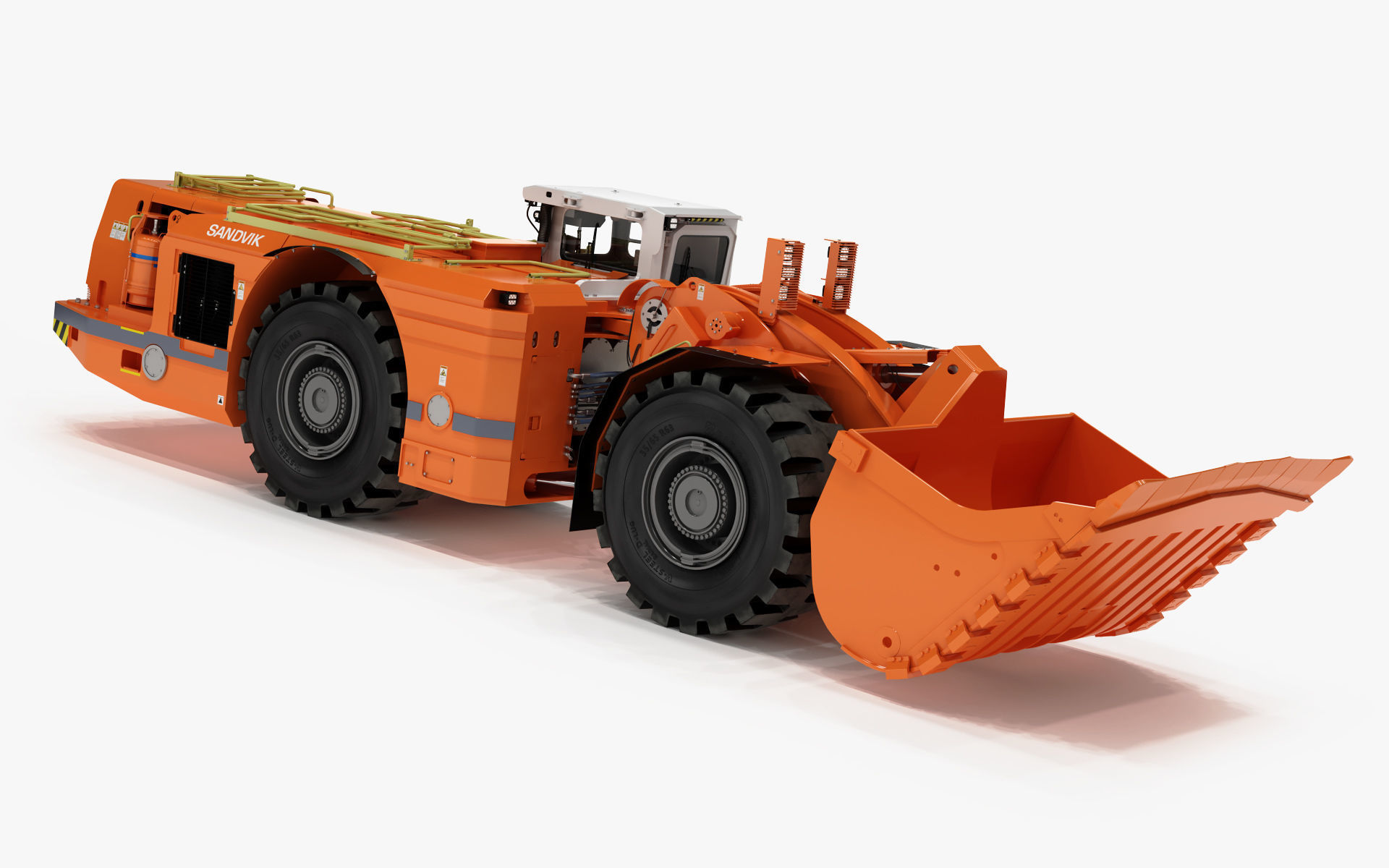 Underground Mining Loader LH621i 3D model_9