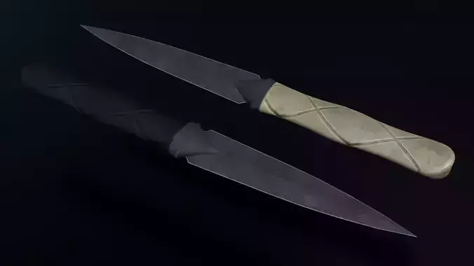 knife low-poly