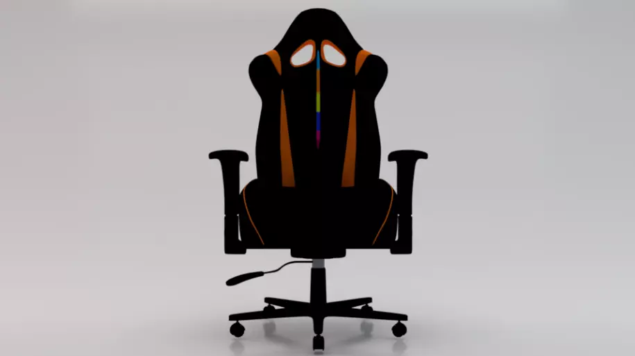 Gaming Chair 05 Low-poly 3D model