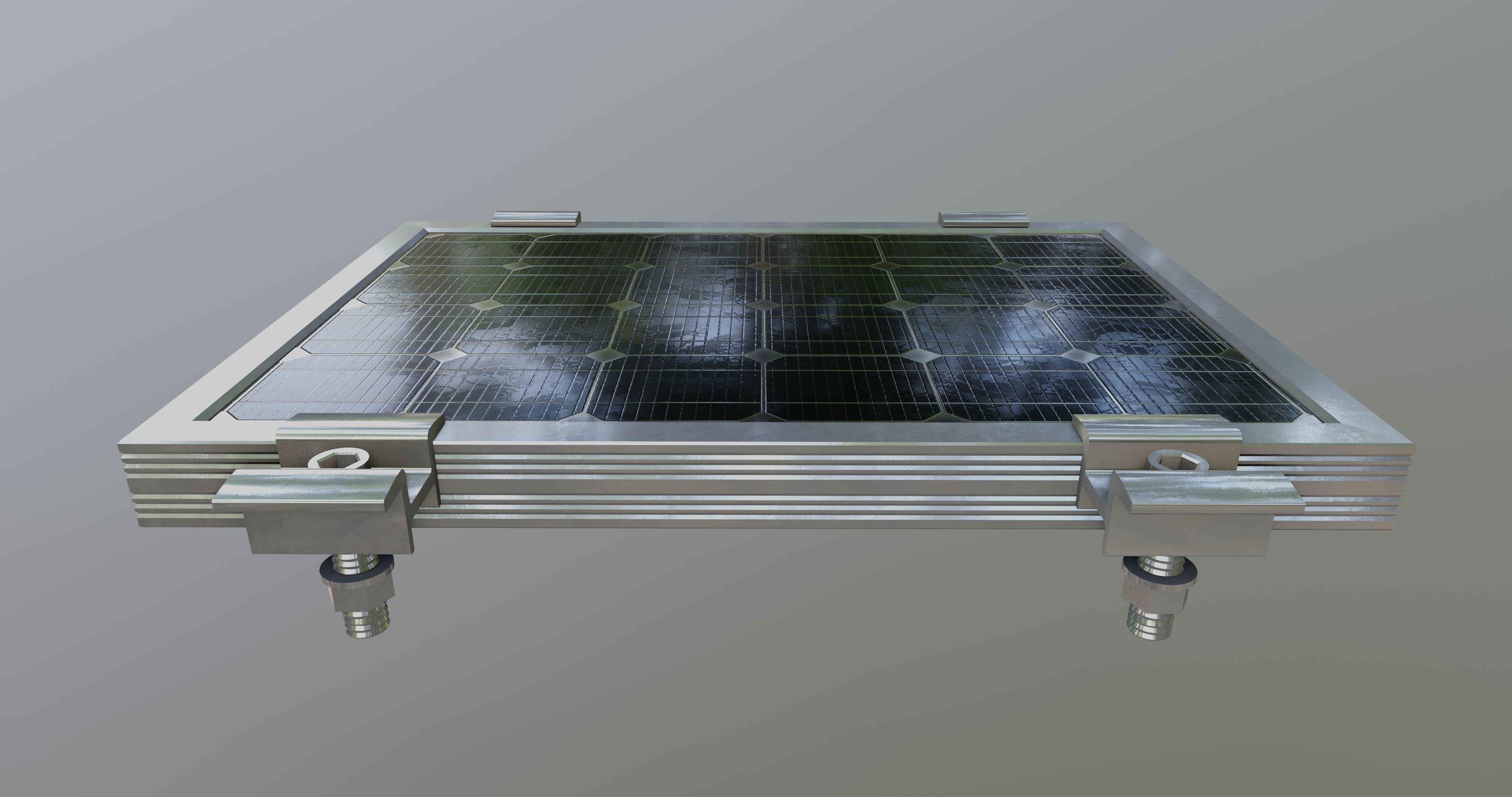 1-Solar Panel 5Wp 260x185x20mm 3D model_3