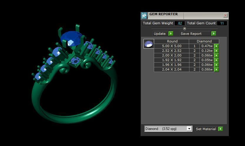 Rings 3D print model_3