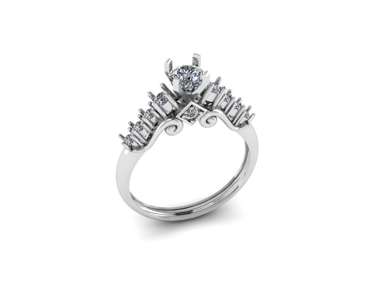 Rings 3D print model_1