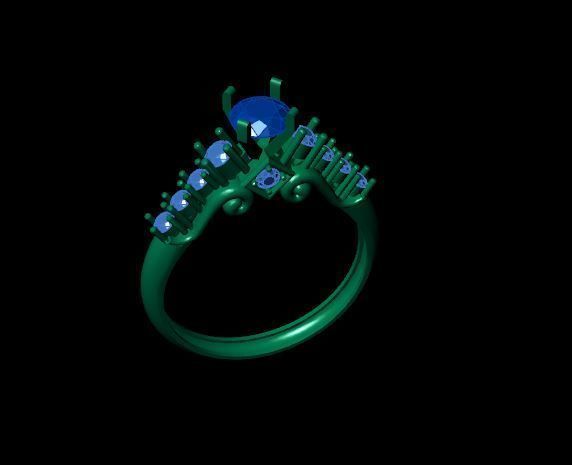 Rings 3D print model_2