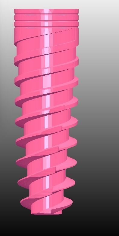 Digital Implant Analog 3D print model_12