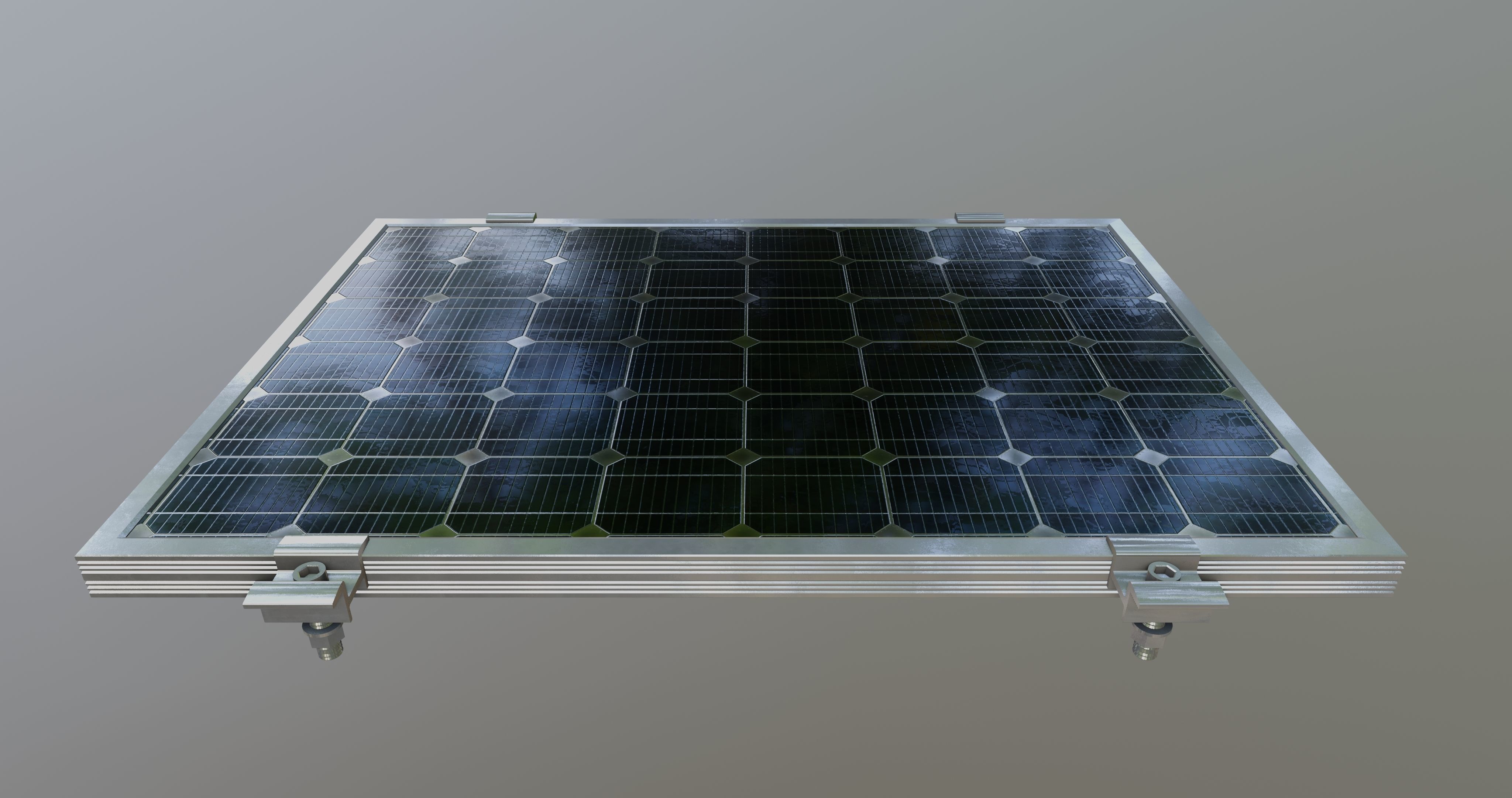 3-Solar Panel 20Wp 480x345x20mm 3D model_1