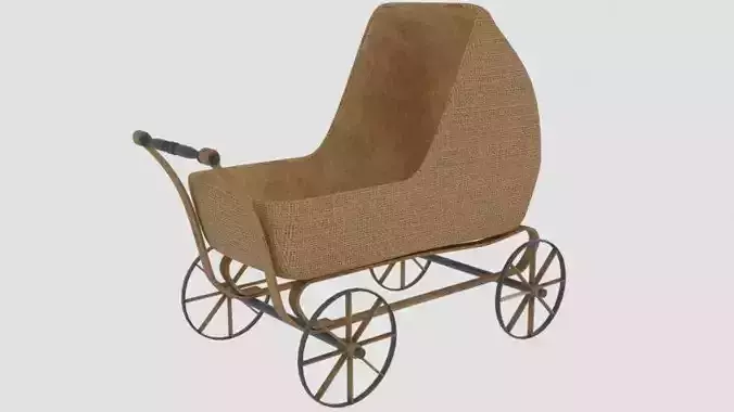 Antique baby carrier