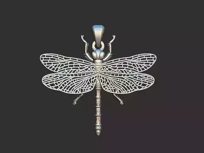 Dragonfly - Libelula Pendant 3D print model