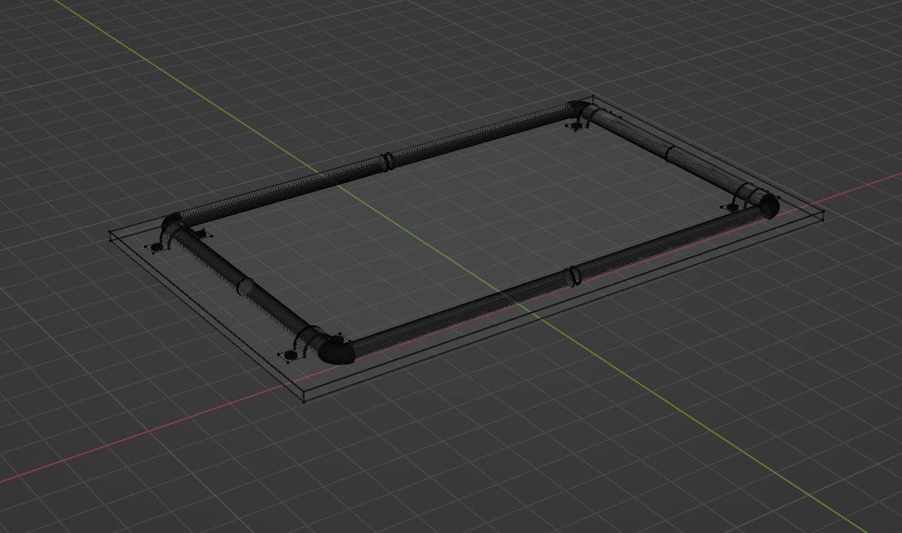 wooden table  Free 3D model_16