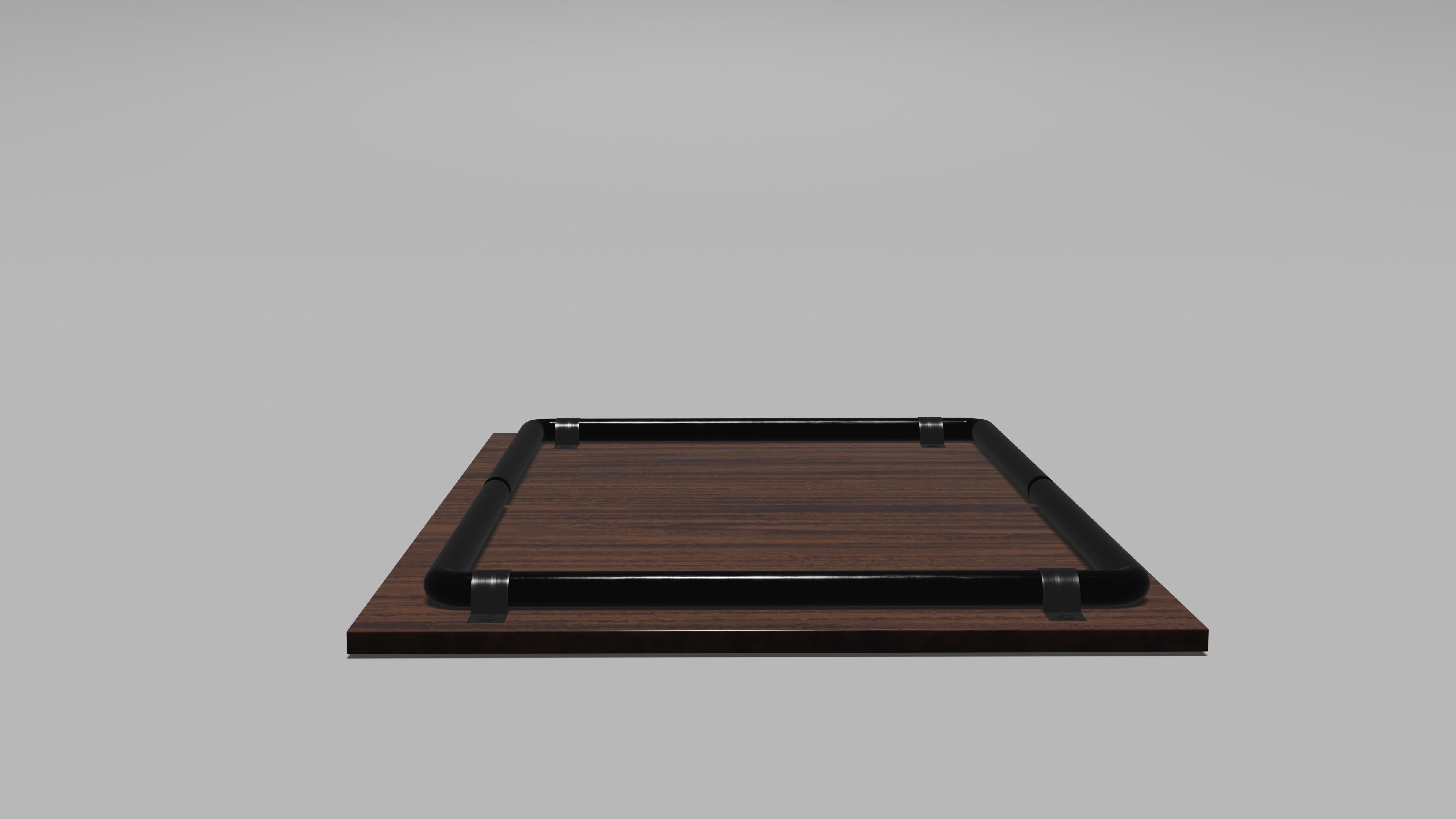 wooden table  Free 3D model_14