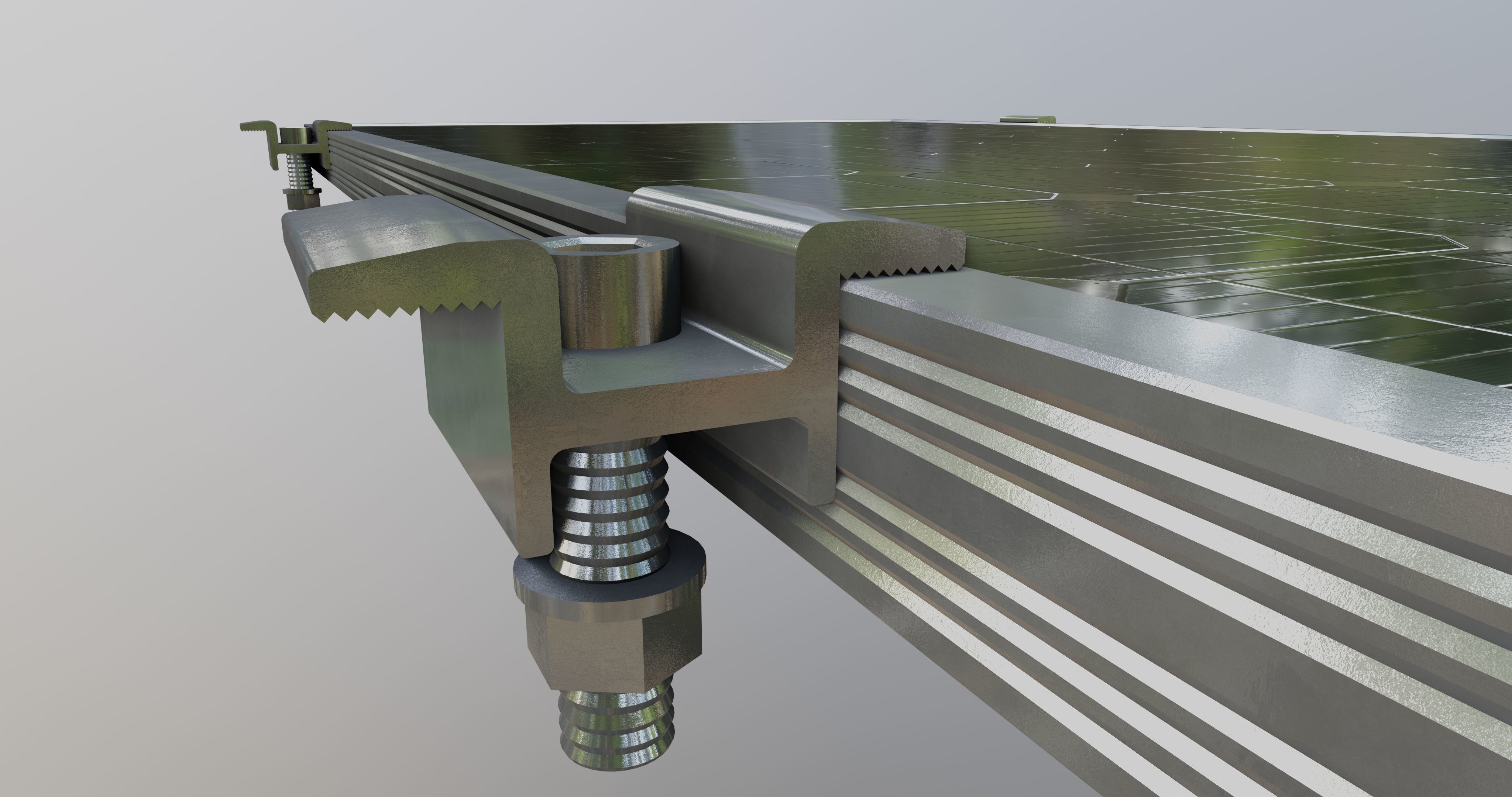 4-Solar Panel 30Wp 640x345x20mm 3D model_4