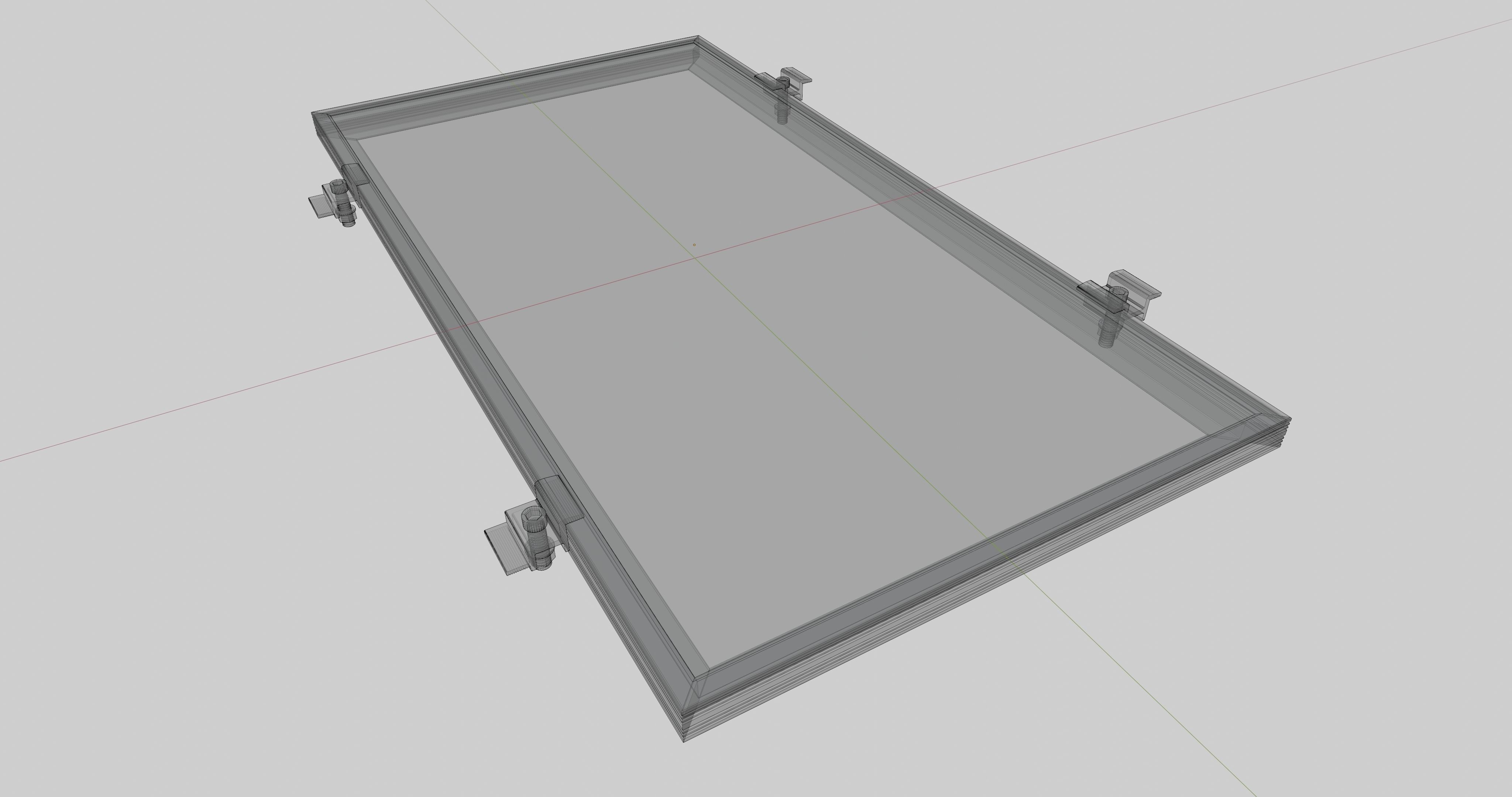 4-Solar Panel 30Wp 640x345x20mm 3D model_8