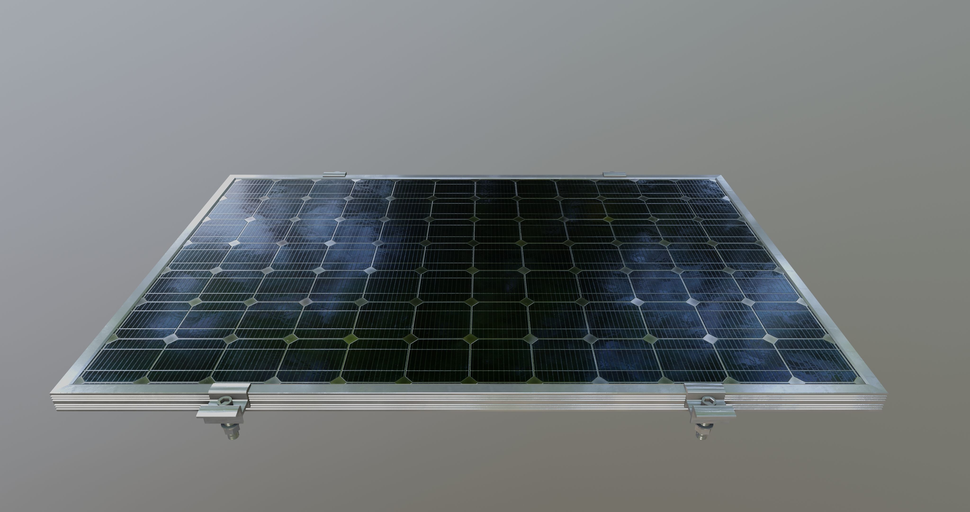 5-Solar Panel 40Wp 670x440x20mm 3D model_1