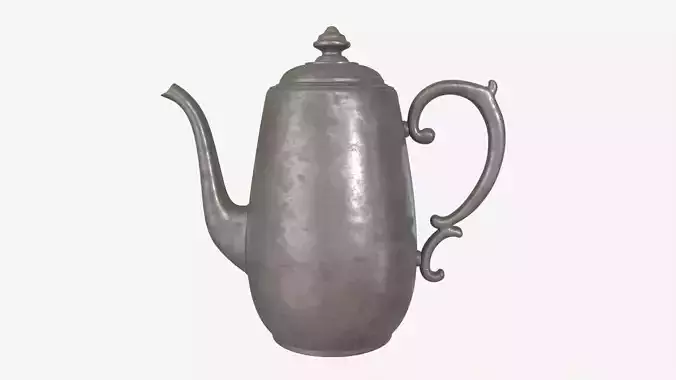 Old Metal Tea and Coffee Pot