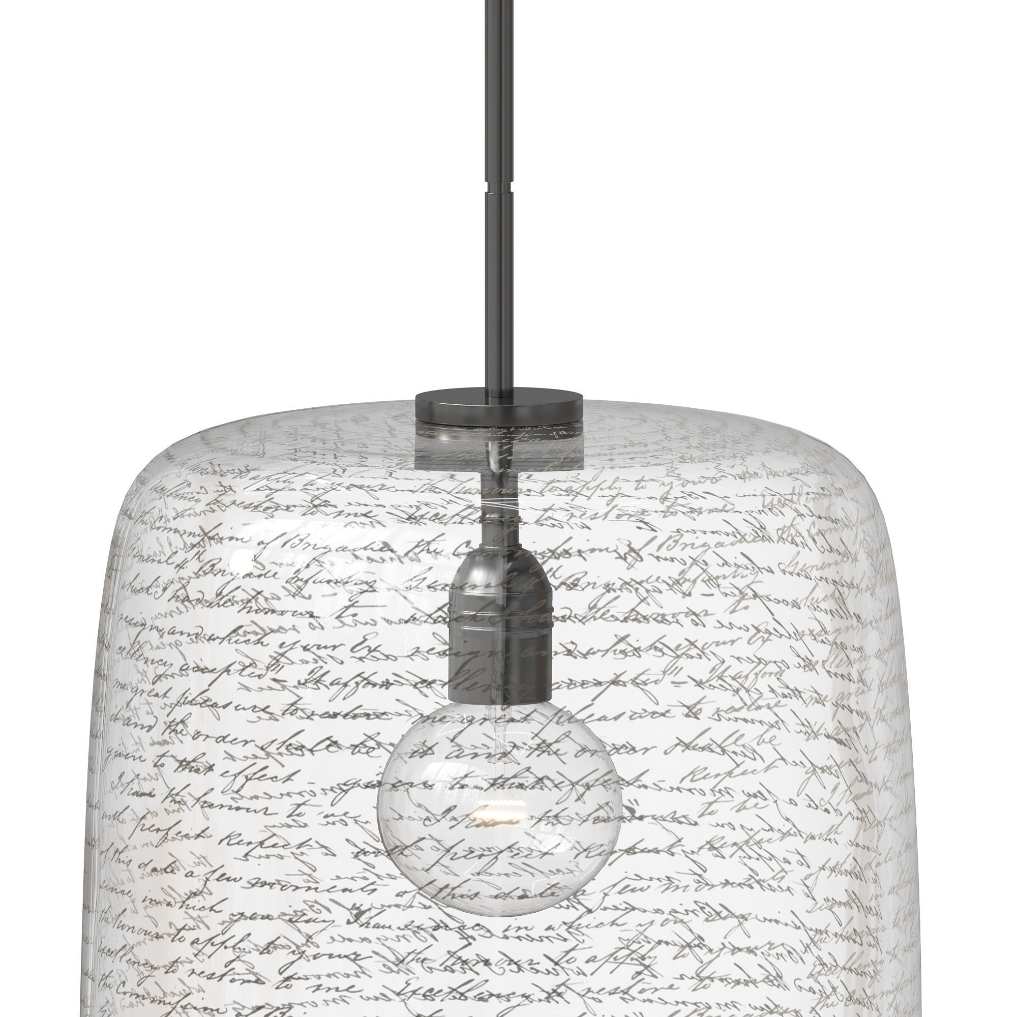 Alison Berger Word Pendant  3D model_4