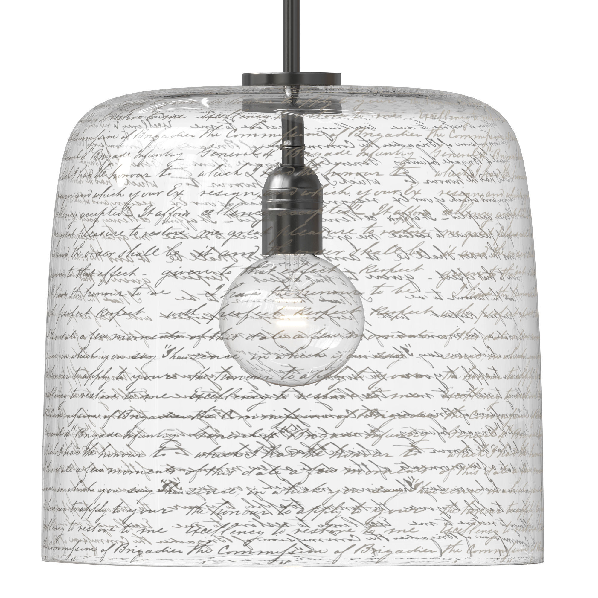 Alison Berger Word Pendant  3D model_2