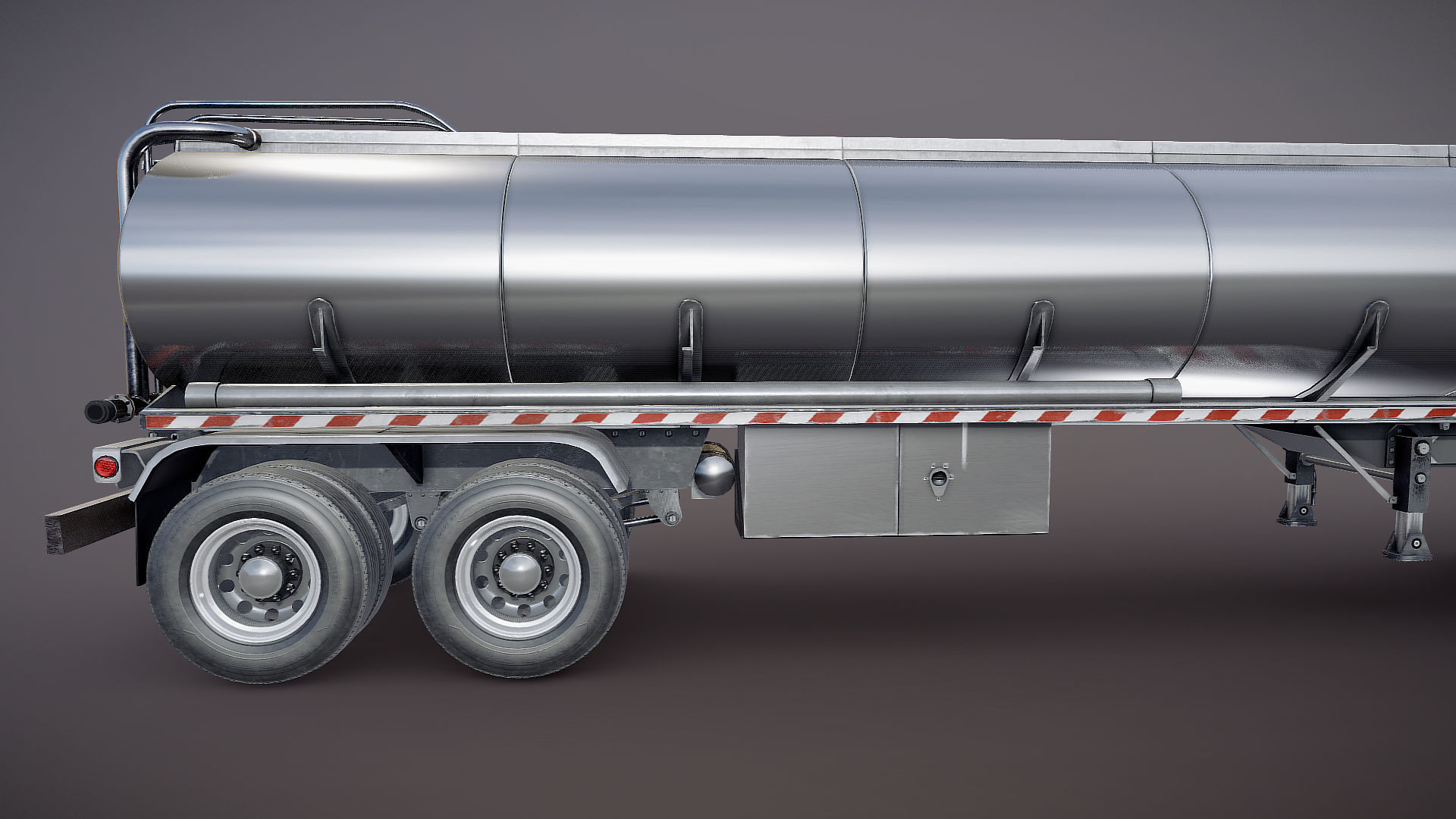 SuperLiner tanker truck Low-poly 3D model_28