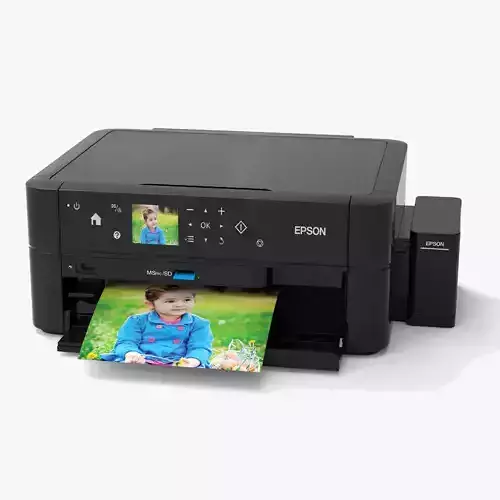 Epson L850 Photo All-in-One Ink Tank Printer Low-poly 3D model