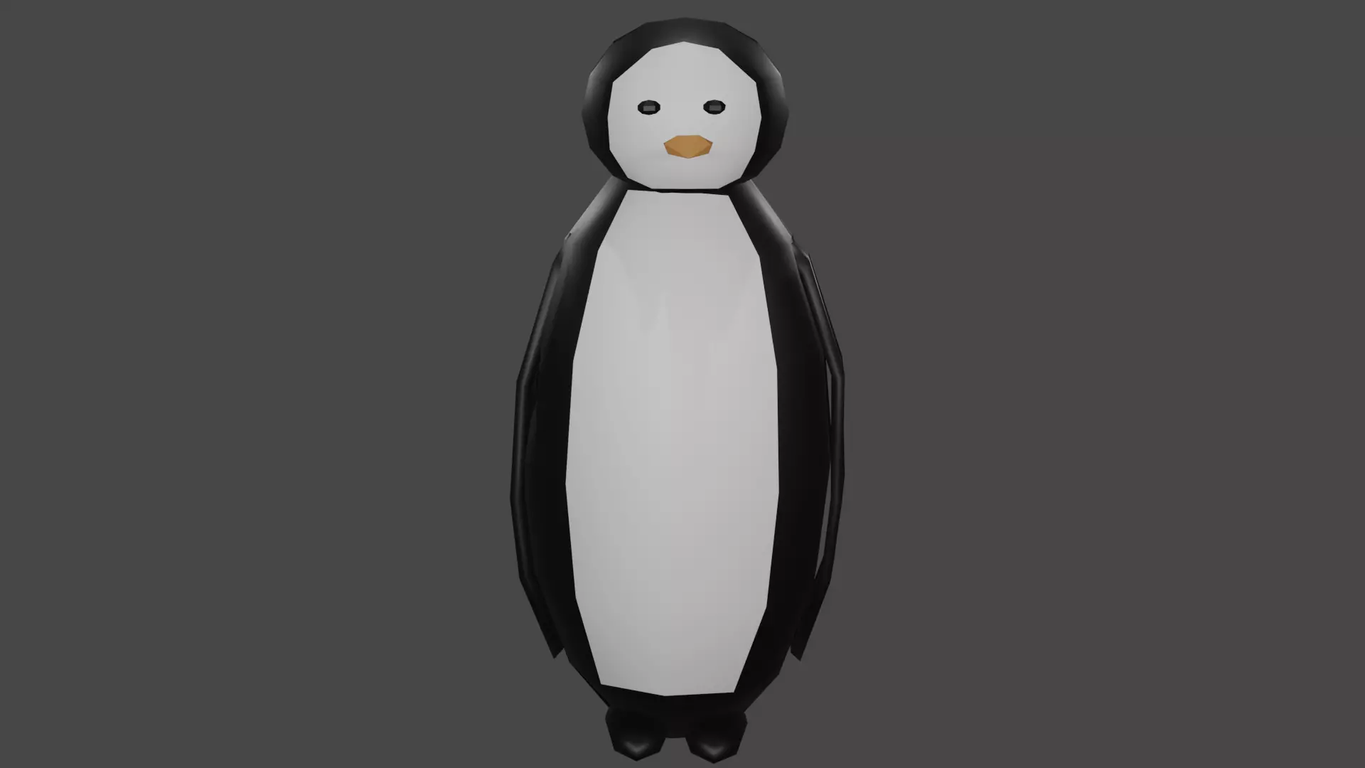 Penguin Free low-poly 3D model_0
