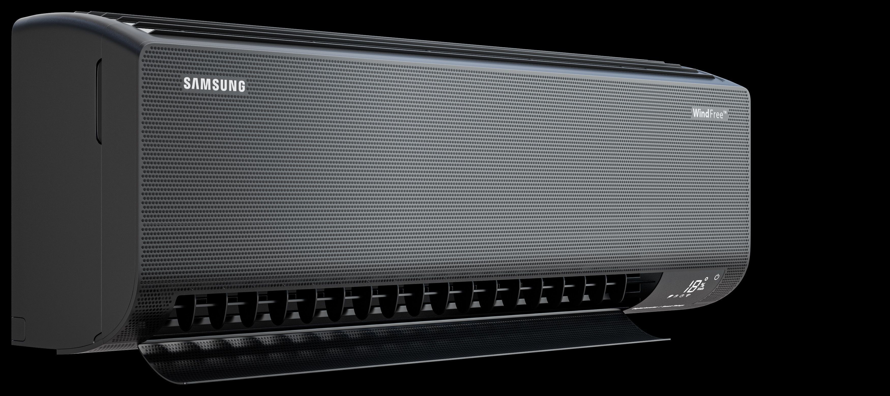 samsung air conditioner Low-poly 3D model_6