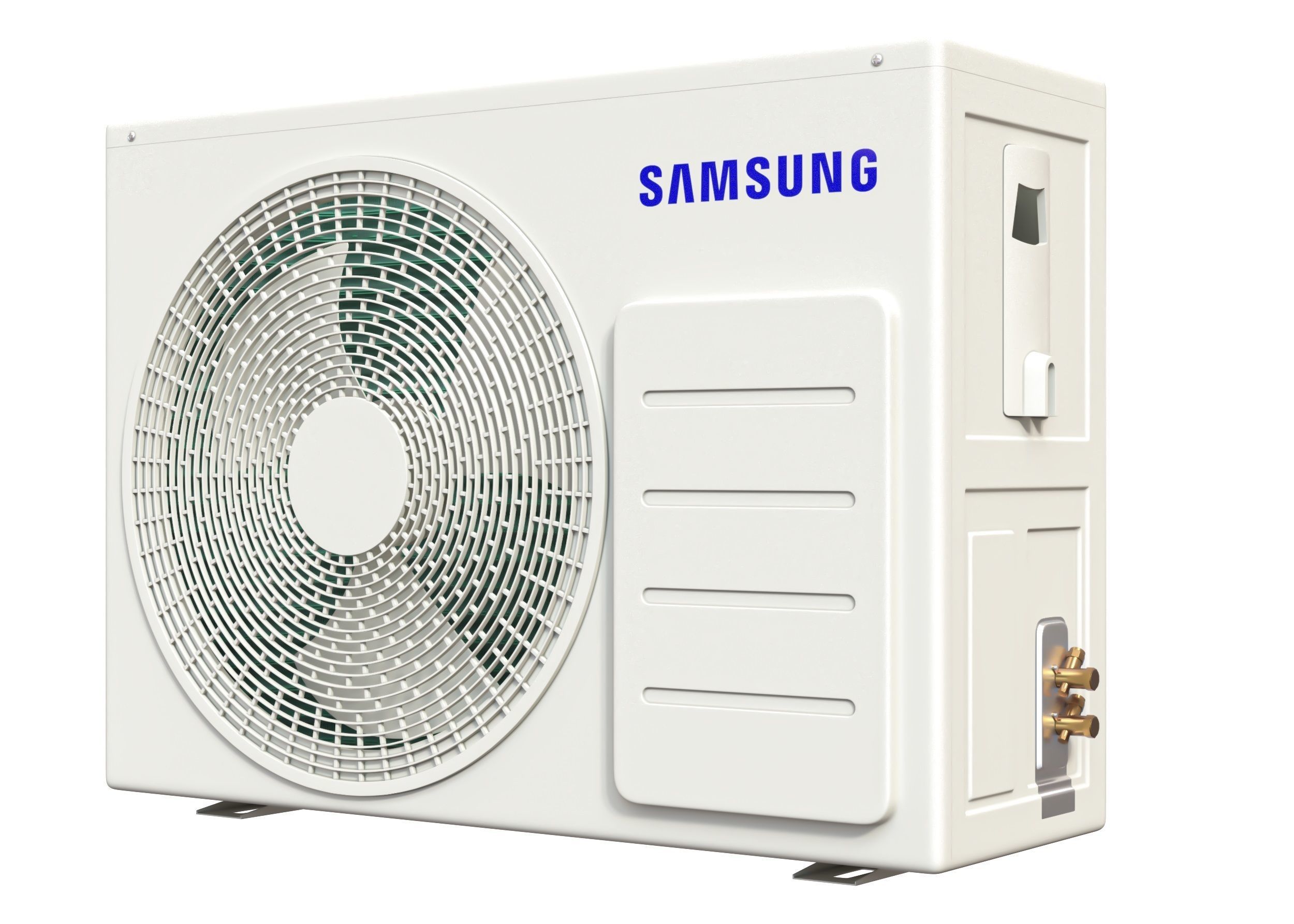 samsung air conditioner Low-poly 3D model_9