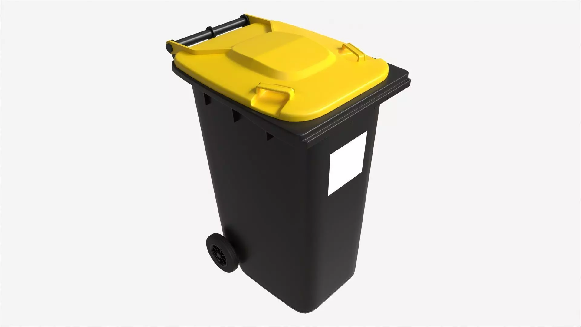 Mobile Waste Container 240 L 3D model_0