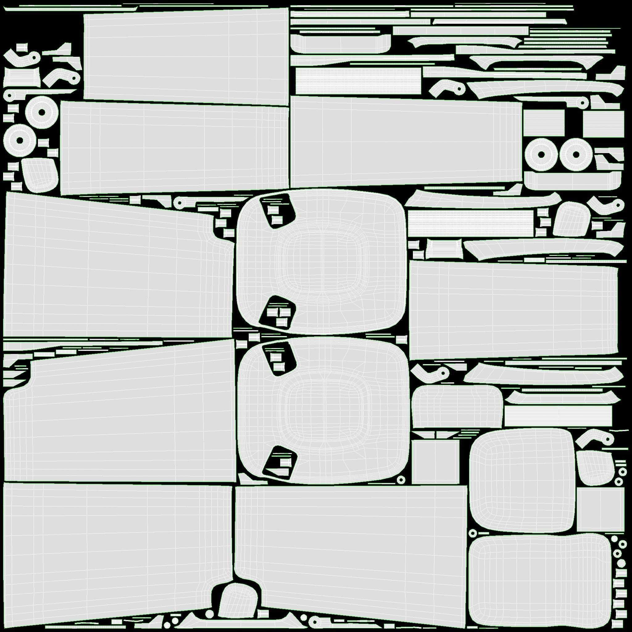 Mobile Waste Container 240 L 3D model_10